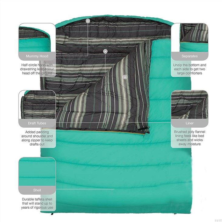 Queen-Size Double Sleeping Bag Queen-Size Double Sleeping Bag